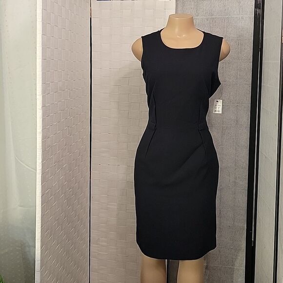 BRAND NEW CALVIN KLEIN SLEEVELESS HIDDEN ZIP CLOSURE DRESS - Picture 3 of 14